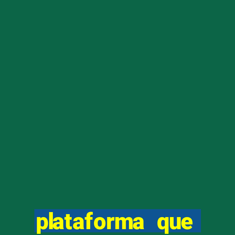 plataforma que deposita 5 reais